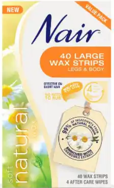Chemist Warehouse Nair sensitive large wax strips 40 offer