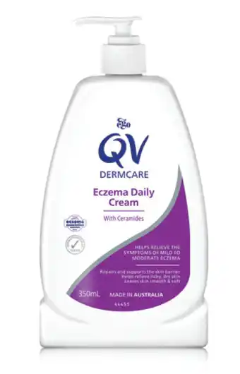 Chemist Warehouse Qv dermcare eczema daily cream 350ml offer