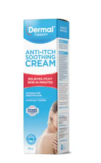 Dermal therapy anti itch soothing cream 85g