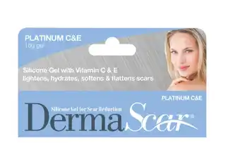 Chemist Warehouse Dermascar platinum c&e gel 15g offer