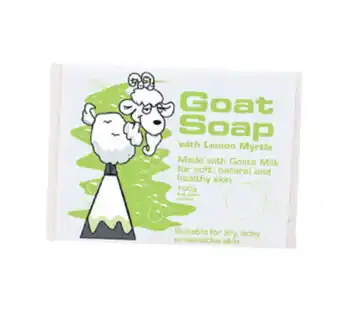 Chemist Warehouse Goat soap with lemon myrtle 100g offer