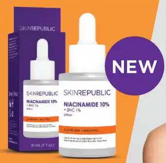 Chemist Warehouse Skin republic niacinamide 10% + zinc 1% serum 30ml offer