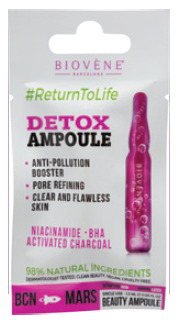 Chemist Warehouse Biovene detox niacinamide + bha activated charcoal ampoule offer