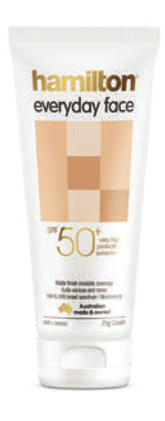 Chemist Warehouse Hamilton spf 50+ everyday face cream 75g offer