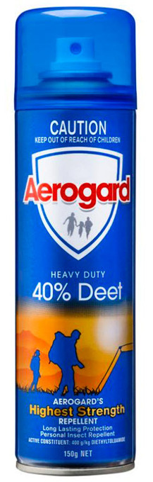 Chemist Warehouse Aerogard heavy duty 40% deet 150g aerosol offer