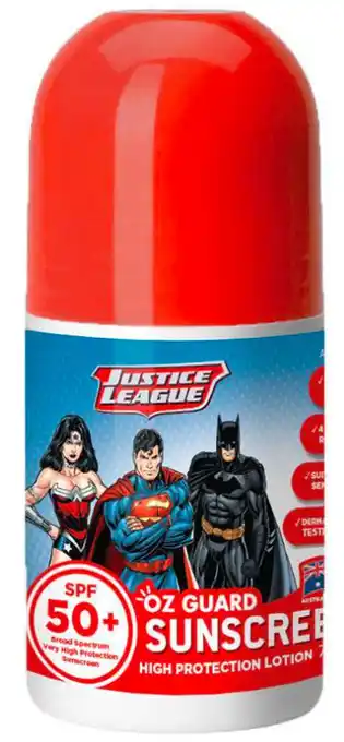 Oz guard spf 50+ justice league 75ml roll on