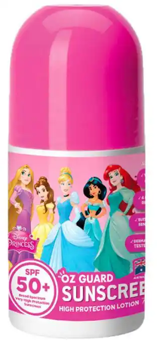 Oz guard spf 50+ disney princesses 75ml roll on