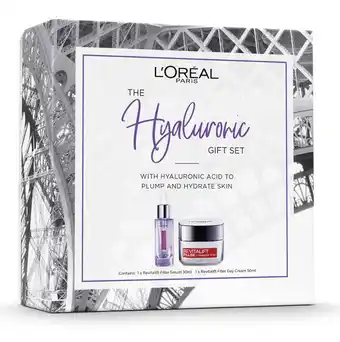 Chemist Warehouse L'oreal paris revitalift filler hyaluronic serum & day cream gift set offer