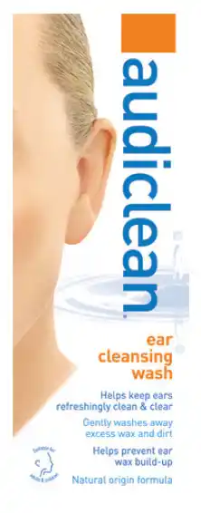Audiclean ear cleansing wash 60ml