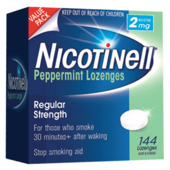 Chemist Warehouse Nicotinell lozenges mint 2mg 144 exclusive size offer