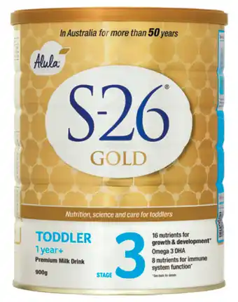 Chemist Warehouse S-26 alula gold toddler 900g offer