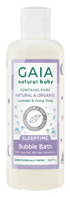 Chemist Warehouse Gaia natural baby bubble bath sleeptime 250ml offer