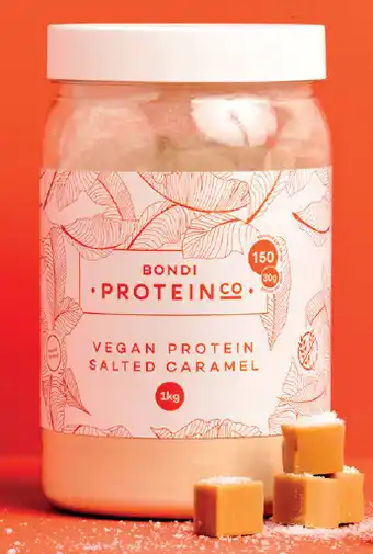 Chemist Warehouse Bondi protein co. vegan salted caramel 1kg offer