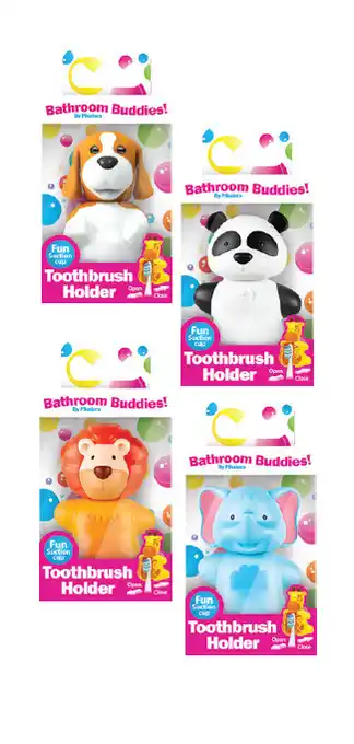 Chemist Warehouse Piksters kids bathroom buddies toothbrush holder assorted variants offer