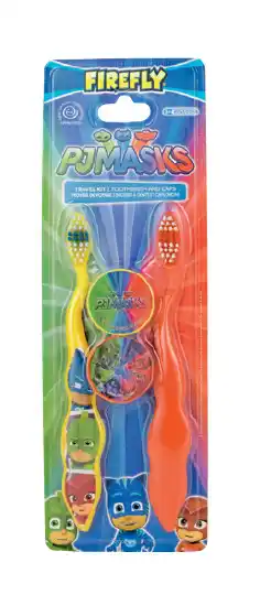 Pj masks toothbrush with caps 2 pack