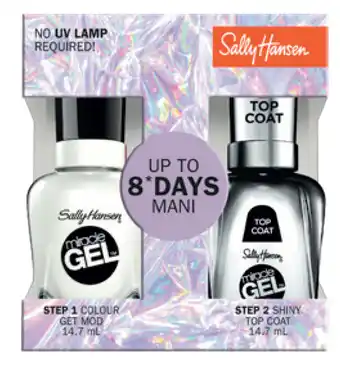 Chemist Warehouse Sally hansen miracle gel duo pack nail polish get mod offer