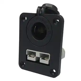 Panel mounted 50a anderson connectors with 12v cig. socket