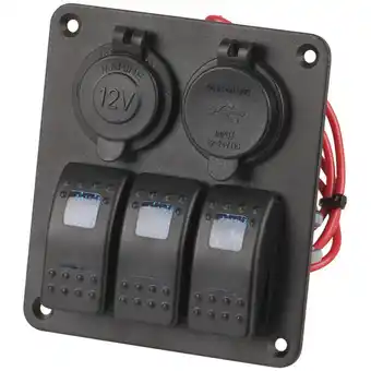 Marine switch panels - 3 way