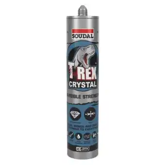 Mitre 10 Adhesive Sealant Crystal T-Rex 290ml Soudal offer