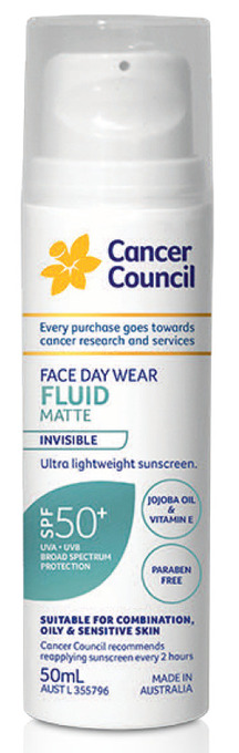 My Chemist Cancer council spf 50+ fluid matte invisible 50ml offer