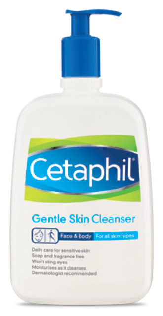 Cetaphil gentle skin cleanser for face & body 1 litre