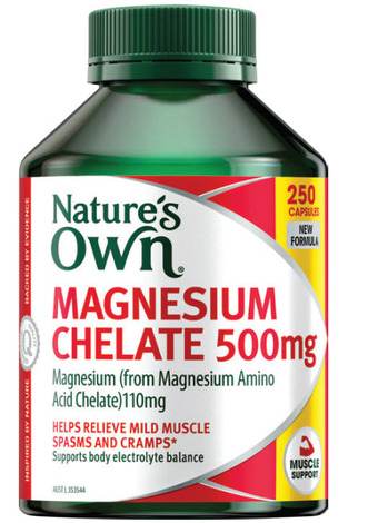 My Chemist Nature’s own magnesium chelate 500mg 250 capsules offer