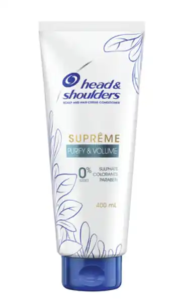 My Chemist Head & shoulders supreme 0% purify & volume conditioner 400ml offer