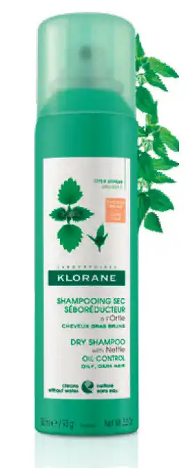 Klorane oil control dry shampoo with nettle 150ml