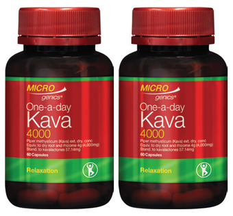 My Chemist Microgenics one-a-day kava 4000 60 capsules offer