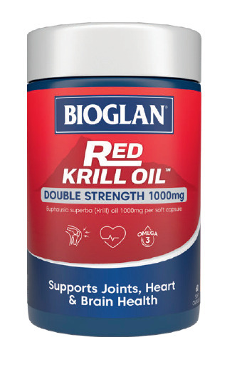 My Chemist Bioglan red krill oil double strength 1000mg 60 capsules offer
