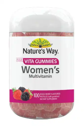 My Chemist Nature’s way vita gummies women’s multivitamin 100 pastilles offer