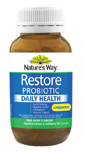 My Chemist Nature’s way restore probiotic daily health 90 capsules offer
