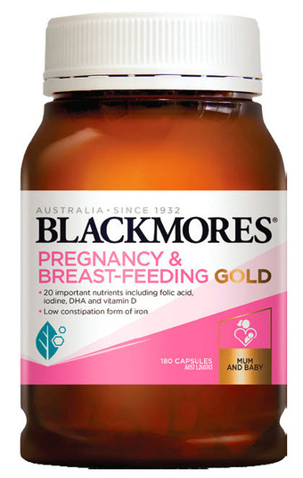 My Chemist Blackmores pregnancy & breast-feeding gold 180 capsules offer