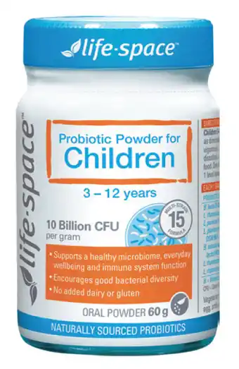 My Chemist Life-space probiotic powder for children 60g offer