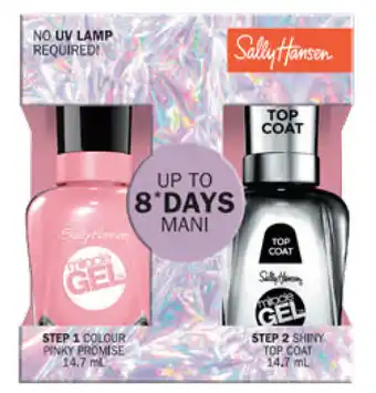 My Chemist Sally hansen miracle gel duo pack nail polish pinky promise offer