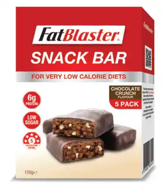 My Chemist Naturopathica fatblaster snack bar chocolate crunch 5 pack offer