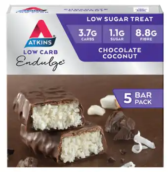 Atkins endulge chocolate coconut 200g 5 pack