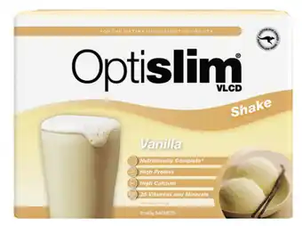 My Chemist Optislim vlcd meal replacement shake vanilla 21 x 43g sachets offer