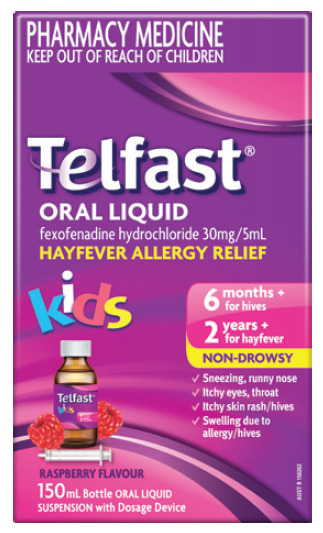 My Chemist Telfast kids oral liquid 150ml offer