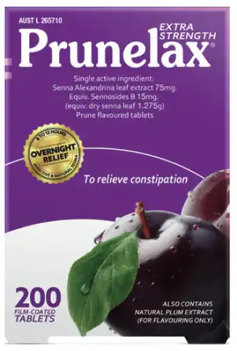 My Chemist Prunelax 200 tablets exclusive size offer