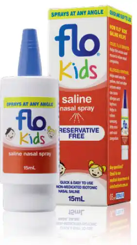 Flo kids saline nasal spray 15ml