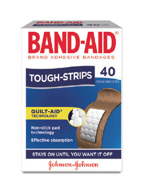 Band-aid tough-strips 40 pack