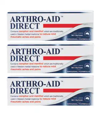 My Chemist Arthro-aid direct cream 114g offer