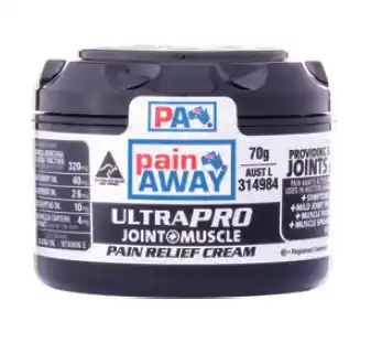 My Chemist Pain away ultra pro joint & muscle pain relief cream 70g offer