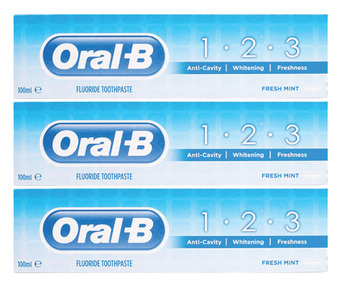 My Chemist Oral-b toothpaste 123 fresh mint 100ml offer