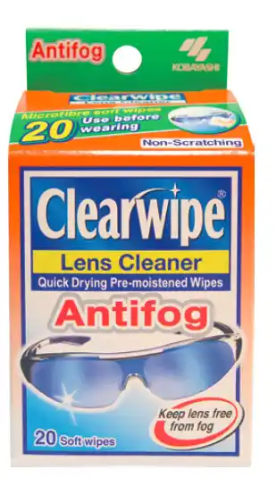 My Chemist Clearwipe lens cleaner antifog 20 wipes offer