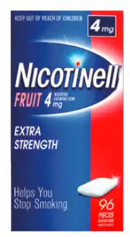 My Chemist Nicotinell 96 chewing gum 4mg fruit offer