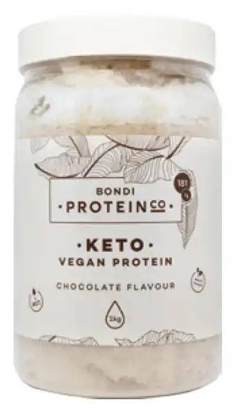 My Chemist Bondi protein co. vegan keto chocolate 1kg offer