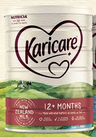 Karicare+ toddler growing up milk from 1 years 900g