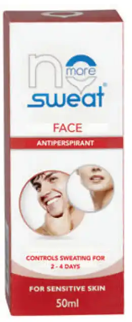 My Chemist No more sweat antiperspirant face 50ml offer